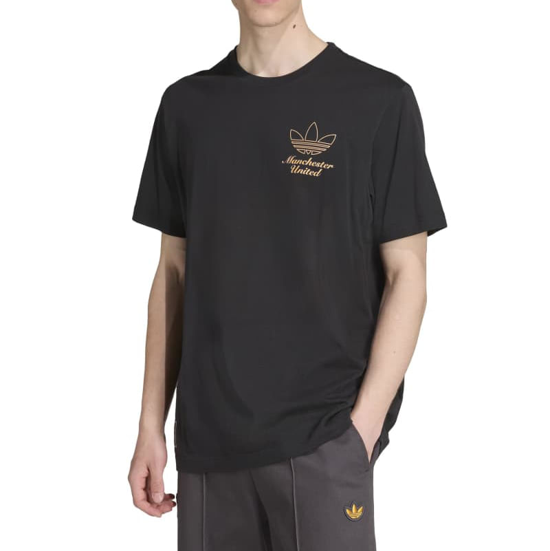 Adidas Camiseta JN2919 M ICON MANCHESTER UNITE Black Algodao -3-